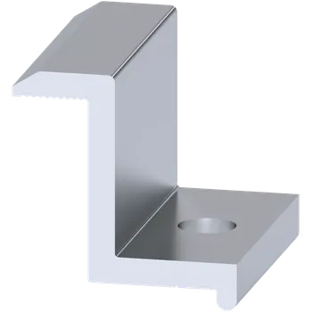 Hliniková koncová svorka na upevnenie solárnych panelov,koncová výška 30 mm