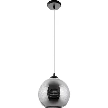 Lustr na lanku 1xE27/60W/230V pr. 20 cm černá