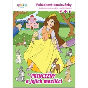 omalovánky Pohádkové omalovánky Princezny a jejich mazlíčci - Valentina Montevecchi