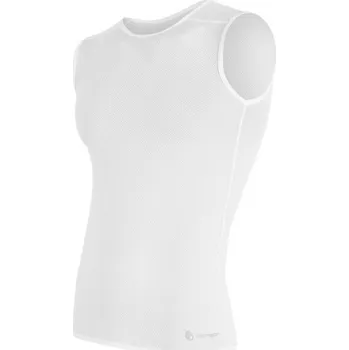 cyklistický dres Tílko pánské SENSOR COOLMAX AIR bílé XL