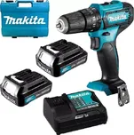 HP333DSAE Aku příklepový šroubovák 2x2,0Ah 12V Makita + DÁREK ZDARMA!