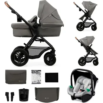 Kočárek Městský kočárek Kinderkraft Moov 2 Air 3In1 Light Grey