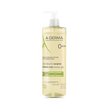 Sprchový gel A-Derma sprchový gel s ultra bohatou texturou, 750 ml