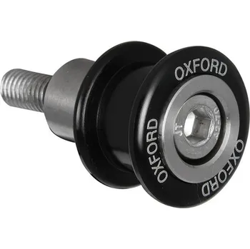 Tlumič řízení OXFORD SPINNERS PREMIUM válečky (kluzáky) přišroubované do kyvné vidlice. M10X1,25 s ložiskem barva černá (OXFORD SPINNERS PREMIUM válečky (kluzáky) přišroubované do kyvné vidlice. M10X1,25 s ložiskem barva černá)