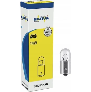 Osvětlení pro motocykl NARVA žárovka T4W 12 4W BA9S (POSTOJÓWKA - světlo stojací - pozice) (NARVA žárovka T4W 12 4W BA9S (POSTOJÓWKA - světlo stojací - pozice))