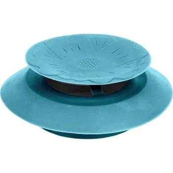 sítko a zátka do dřezu Intesi Silikonová zátka do dřezu modrá