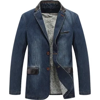 Pánský bomber Pánská džínová bunda ND462 Barva: Džínová, Velikost: 4XL