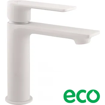 Vodovodní baterie NIL - Umyvadlová baterie bez výpusti, Bílá - matná NL126.0BMAT, RAV Slezák Barva: Bílá - matná, Rozměr: 1/2"