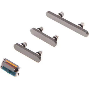 Náhradní kryt pro mobilní telefon Sada tlačítek / boční tlačítka pro Apple iPhone 13 Pro / 13 Pro Max - šedá- kvalita A+