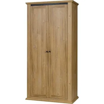 Šatní skříň Mlot Skříň 100 Morta 2 Vyber barevné provedení: dub grand + černá 3D lišta