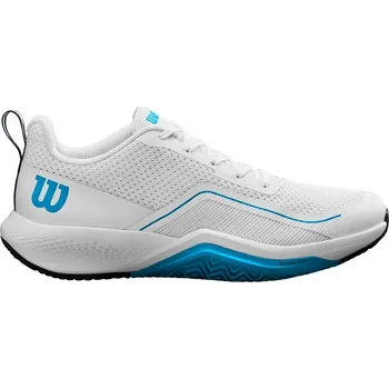 Pánská tenisová obuv Pánská tenisová obuv Wilson Rush Pro LITE White/Atomic Blue EUR 47 1/3