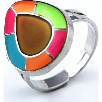 Prsten Prsten srdce měnící barvu podle nálady | náladový prsten, emoční šperk - 38