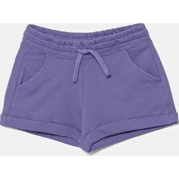 Chlapecké kraťasy Dětské bavlněné šortky United Colors of Benetton 3J68C901C.G.Season.PPYA fialová 48X, vel. 130