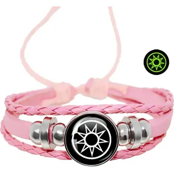 Náramek Měsíc/slunce náramek pro páry vintage styl | vícevrstvý náramek, kožený náramek - 18