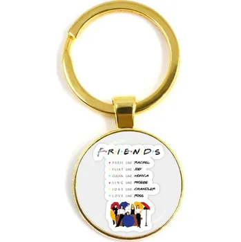 Friends přívěsek na klíče, klíčenka s motivem ze seriálu Přátelé | klíčenka, dárek - 26
