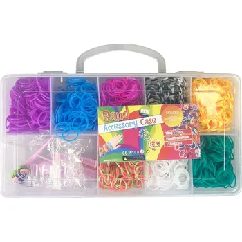 Zaplétací gumičky s malým pletacím stavem + příslušenství