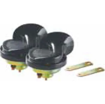 Osvětlení pro motocykl GAUSS klakson (zvukový signál) univerzální černá (vysoká i nízký TON 2 kusy ) (průměr 90 mm) (GAUSS klakson (zvukový signál) univerzální černá (vysoká i nízký TON 2 kusy ) (průměr 90 mm))