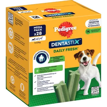 168 x Pedigree DentaStix každodenní péče o zuby / Fresh - fresh - pro malé psy (5-10 kg)