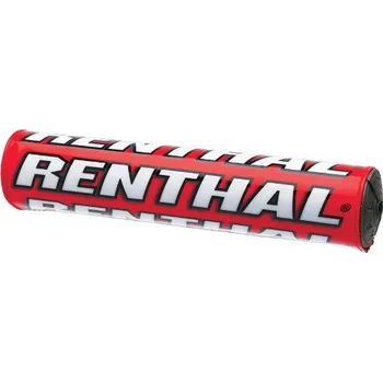 Řídítka RENTHAL houba na řídítka MINI SX PAD (205mm) barva červená s logem RENTHAL (RENTHAL houba na řídítka MINI SX PAD (205mm) barva červená s logem RENTHAL)