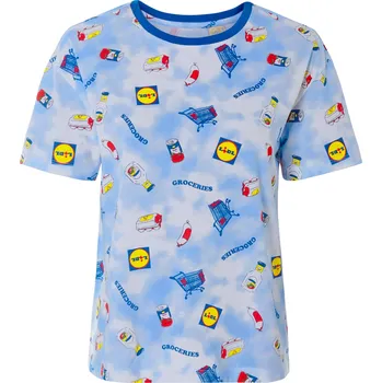Dámské triko s BIO bavlnou LIDL (modrá, M(40/42))