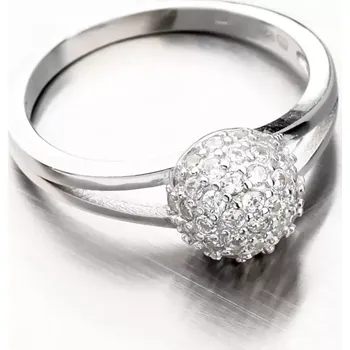 Oblečení a móda Dámský prsten stříbro 925 zirkon GST-11601 velikost 61