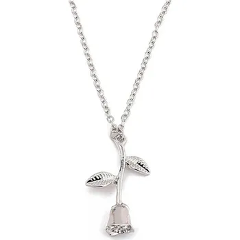 Náhrdelník Náhrdelník s přívěskem ve tvaru růže | romantický šperk, módní náhrdelník - 1