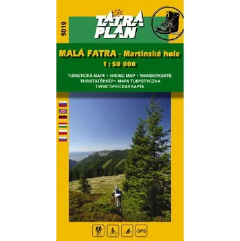 Malá Fatra - Martinské hole - mapa Tatraplan 1:50 000 číslo 5019 - Tatraplan