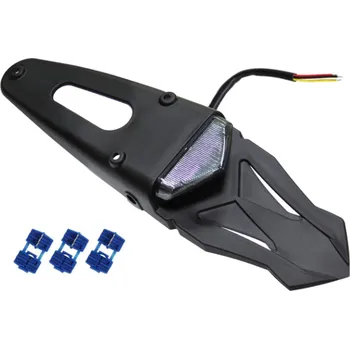 Blatník karosérie PSYCHIC blatník ENDURO zadní univerzální se světlem LED tónovaný (homologovaný) (PSYCHIC blatník ENDURO zadní univerzální se světlem LED tónovaný (homologovaný))