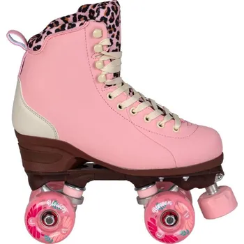 Kolečkové brusle Kolečkové brusle Chaya Quad Miyu Pink Leopard, 41, 2x2, 62 Powerslide