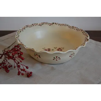 Keramická mísa vlnka Červenka Velikost: velký (velká)