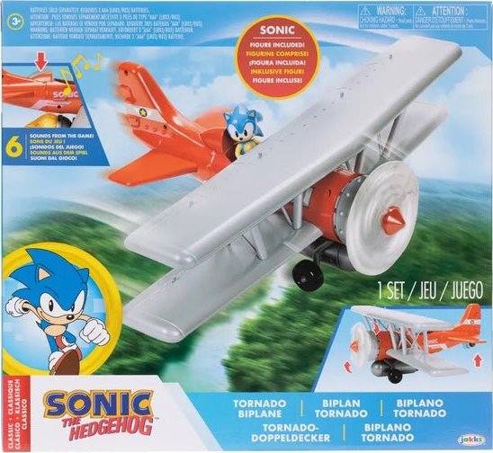 Jakks Pacific Ježek Sonic a Tornado letadlo The Hedgehog