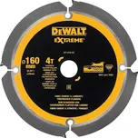 DT1470 Pilový kotouč pro cementovláknité desky a laminát 160x20mm 4z DeWALT