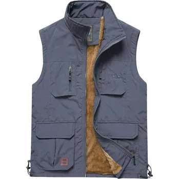 Pánská softshellová bunda Pánská vesta DIMU291 Barva: Šedá, Velikost: 5XL