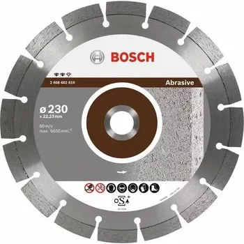 Řezný kotouč 2608602606 Diamantový dělicí kotouč Expert for Abrasive 115 x 22,23 x 2,2 x 12 mm Bosch