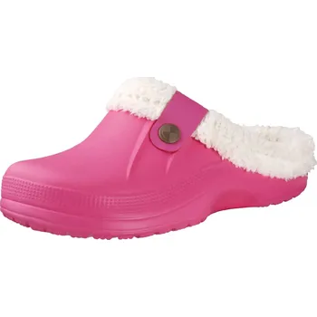 Dámské pantofle Zimní pantofle crocs s kožíškem uvnitř Velikost: 46-47, Barva (Varianta): Fuchsiová