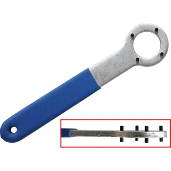 Nářadí na motocykly WRENCH HEAD nástroj klíč do horníCH matic tlumičů KTM 48mm WP (00-7827) (čtyři kolíky) (WRENCH HEAD nástroj klíč do horníCH matic tlumičů KTM 48mm WP (00-7827) (čtyři kolíky))