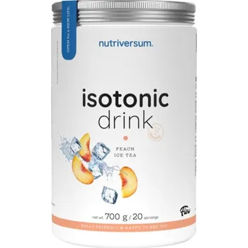 Iontový nápoj Nutriversum Isotonic Drink 700 g Příchuť: broskvový ledový čaj