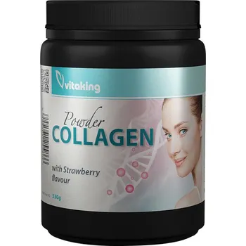 Kloubní výživa Vitaking Collagen Powder 330 g Příchuť: jahoda