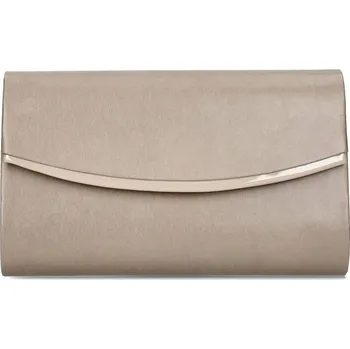 Kabelka Pevné matné psaníčko 116621 béžovo-hnědé