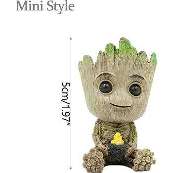 Roztomilý květináč groot mini pro dekoraci | dekorace, květináč - Mini-02