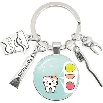 Roztomilá klíčenka nejen pro zubaře | klíčenka, dárek pro zubaře - 39