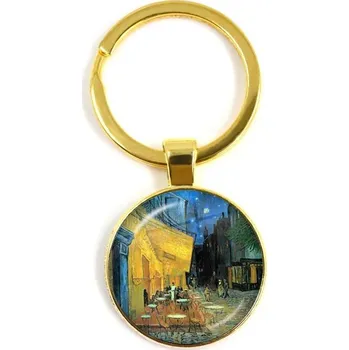 Klíčenka s motivem Van Gogh děl | stylová klíčenka, přívěsek na klíče - 11