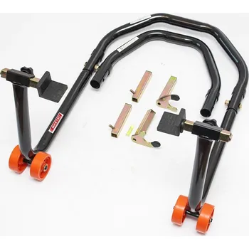 Nářadí na motocykly BIKETEC stojan na zvedák motocyklu 3W1 (přední/zadní - typ L/V) komplet (BIKETEC stojan na zvedák motocyklu 3W1 (přední/zadní - typ L/V) komplet)