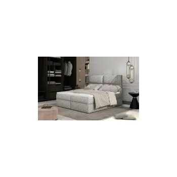 Postel Boxspring PILANSI 01 180x200, šedá látka +možnost VÝNOSU + vyzvednutí ZDARMA