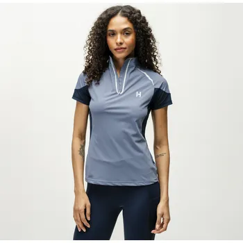 Dámské tričko HORSEWARE Triko Stamina Horseware, s krátkým rukávem, dámské, blue XL