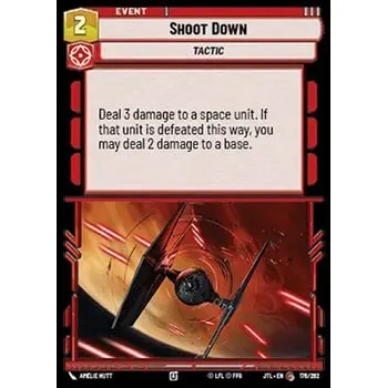 Sběratelská karetní hra Shoot Down 176/202 - Jump to Lightspeed Typ karty: Standard