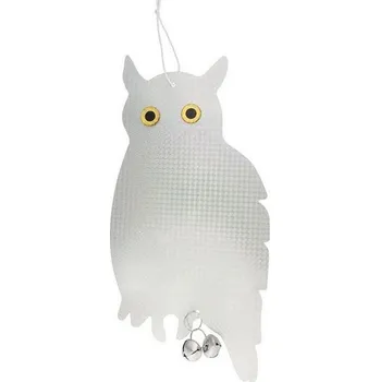 Odpuzovač zvířat Plašič ptáků Sova, reflexní, s rolničkou, 41,5x20cm, 1ks