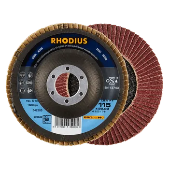 Brusný kotouč RHODIUS Lamelový brusný kotouč LSA F1 115 x 22,23 P60 PROline