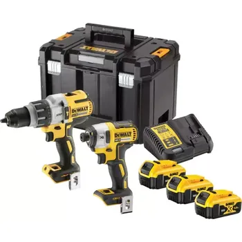 DCK276P3T Aku bezuhlíková kombo sada nářadí 18V 3x5,0 Ah XR DeWALT