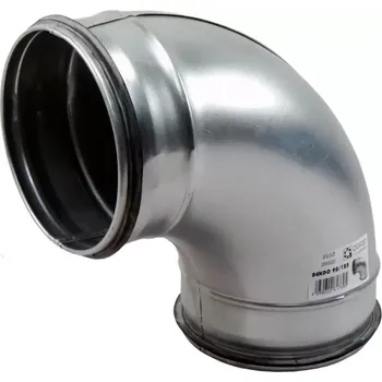 Stavebniny 86105 Koleno pozinkované 90° s těsnící gumou, průměr 450 mm DALAP BEND-O 90/450